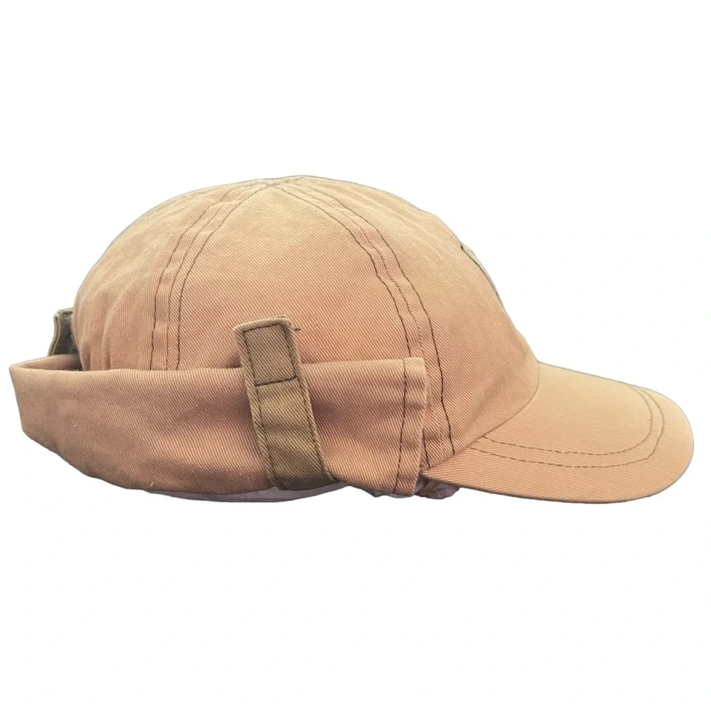 Vtg Disney Winnie The Pooh “ Pooh’s Adventure “ Sun Cap Velcro Neck Coverage